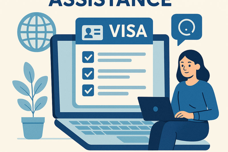 visa application assistance online